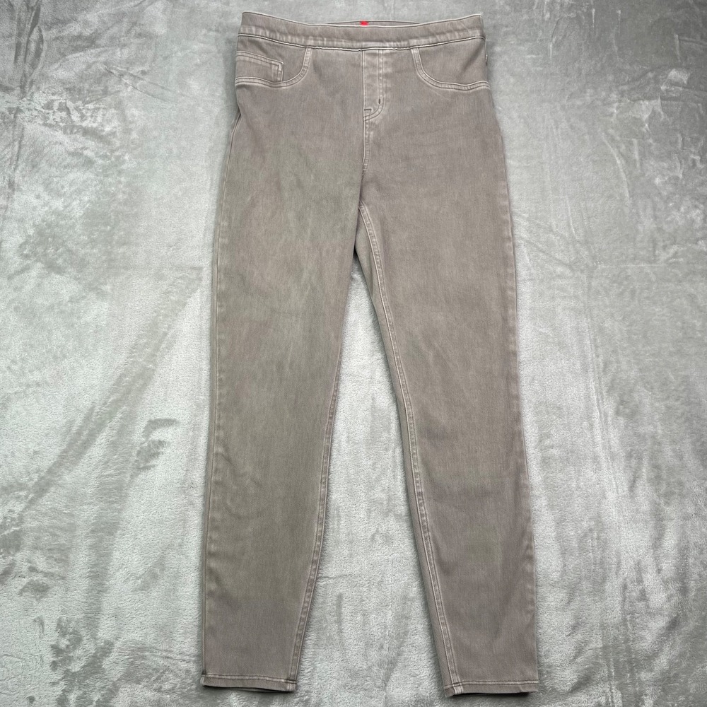 Spanx Jean-Ish Ankle Leggings Women's L‎ Skinny High Rise Stretch Denim Shaping